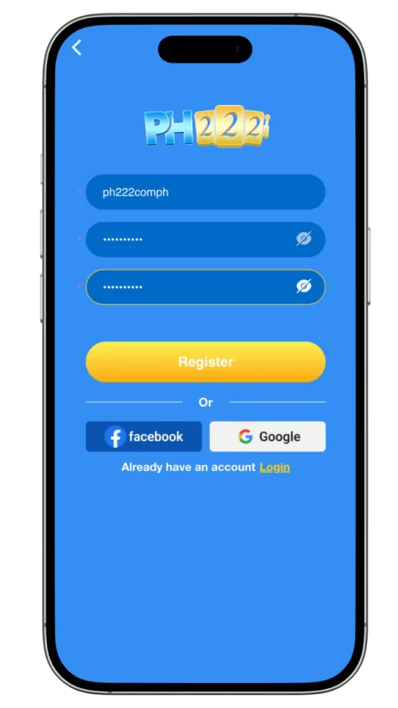 Ph222 Register